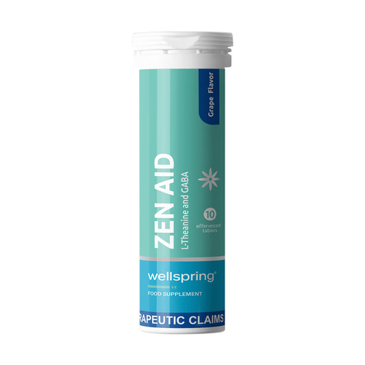 Zen Aid Effervescent Tablets for Calm and Relaxation