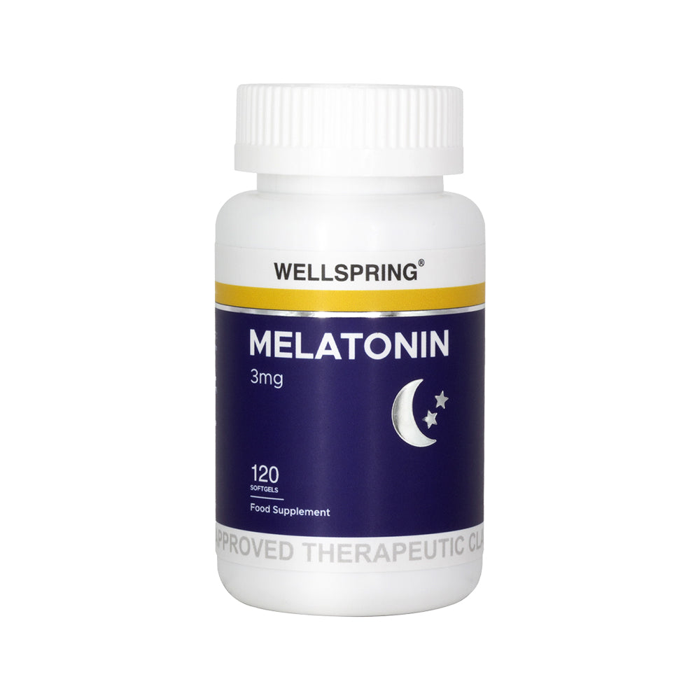 Wellspring Melatonin Soft Gels 3mg – wellspringofficial