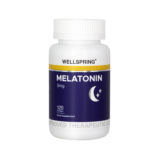 Wellspring Melatonin Soft Gels 3mg