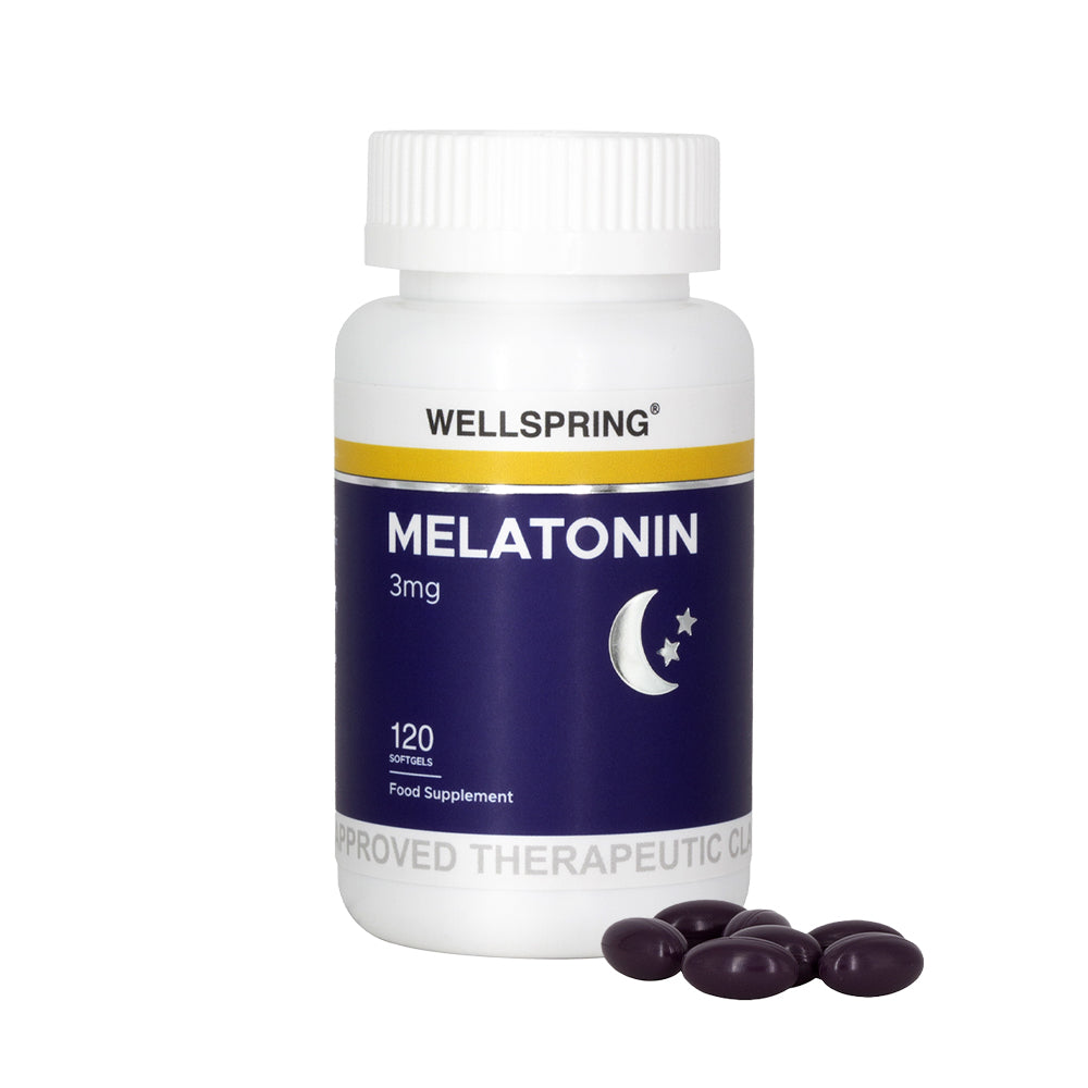 Wellspring Melatonin Soft Gels 3mg