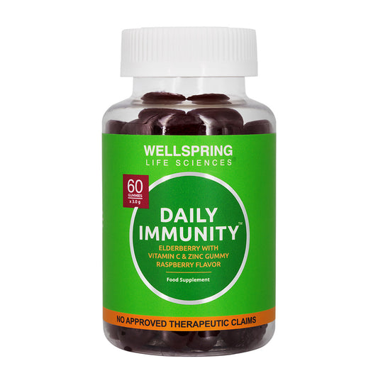 Daily Immunity Vitamin C with Zinc and Elderberry Gummies